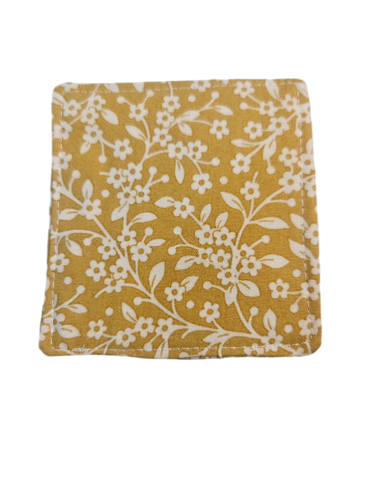 Gray Floral/Mustard