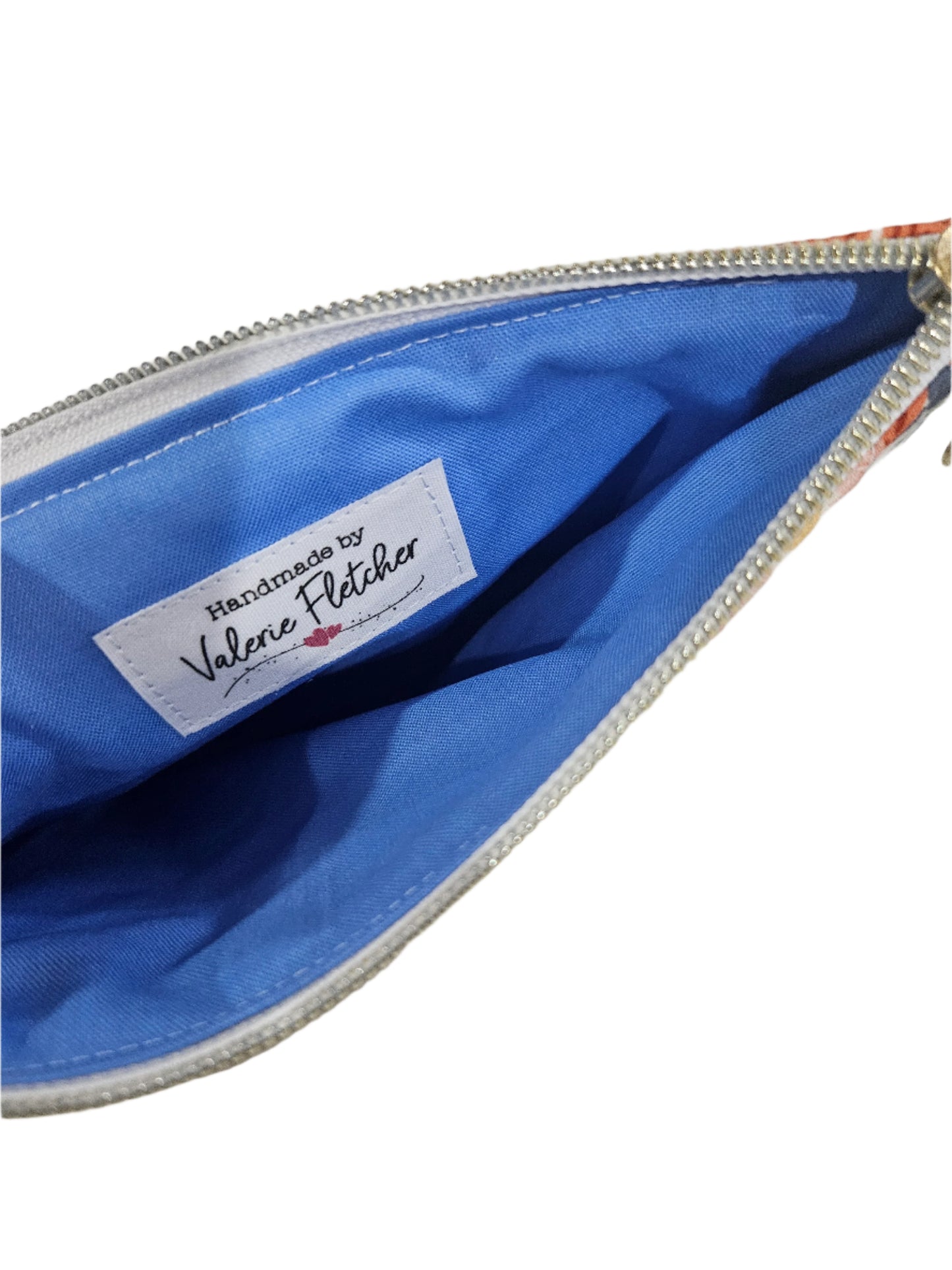 Multi Floral Zipper Pouch