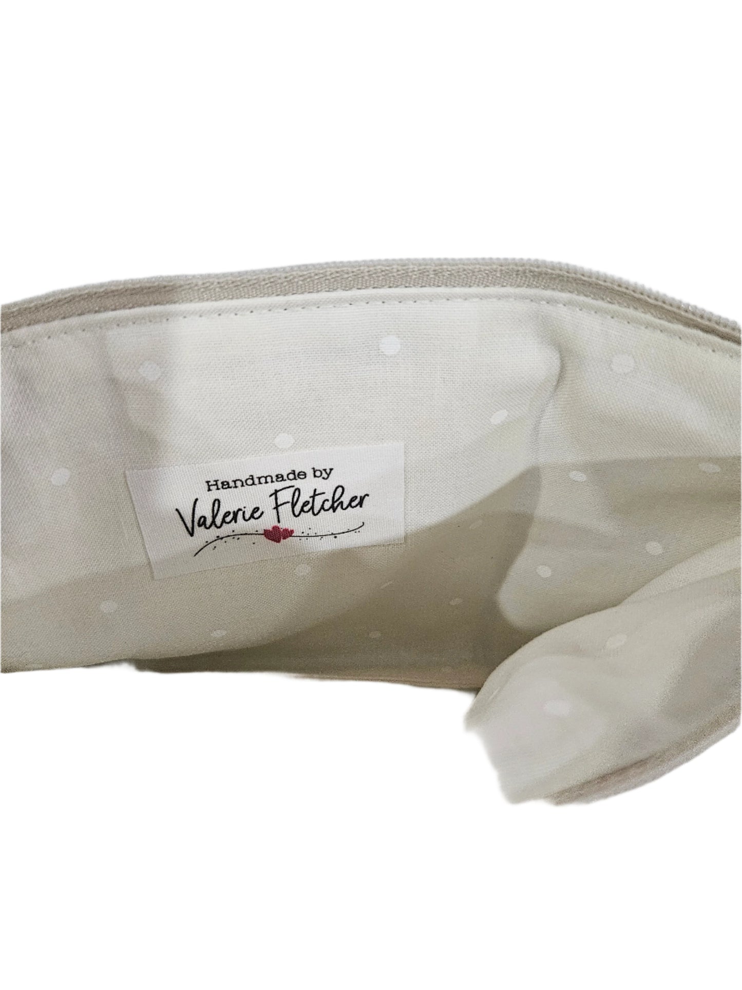 Forest Green Mushroom Zipper Pouch