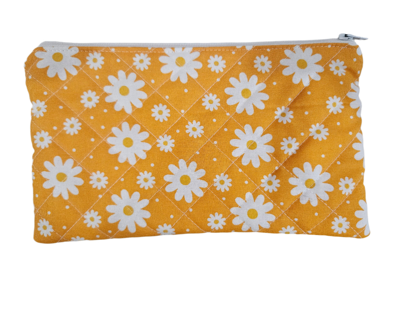 Orange Daisies Zipper Pouch