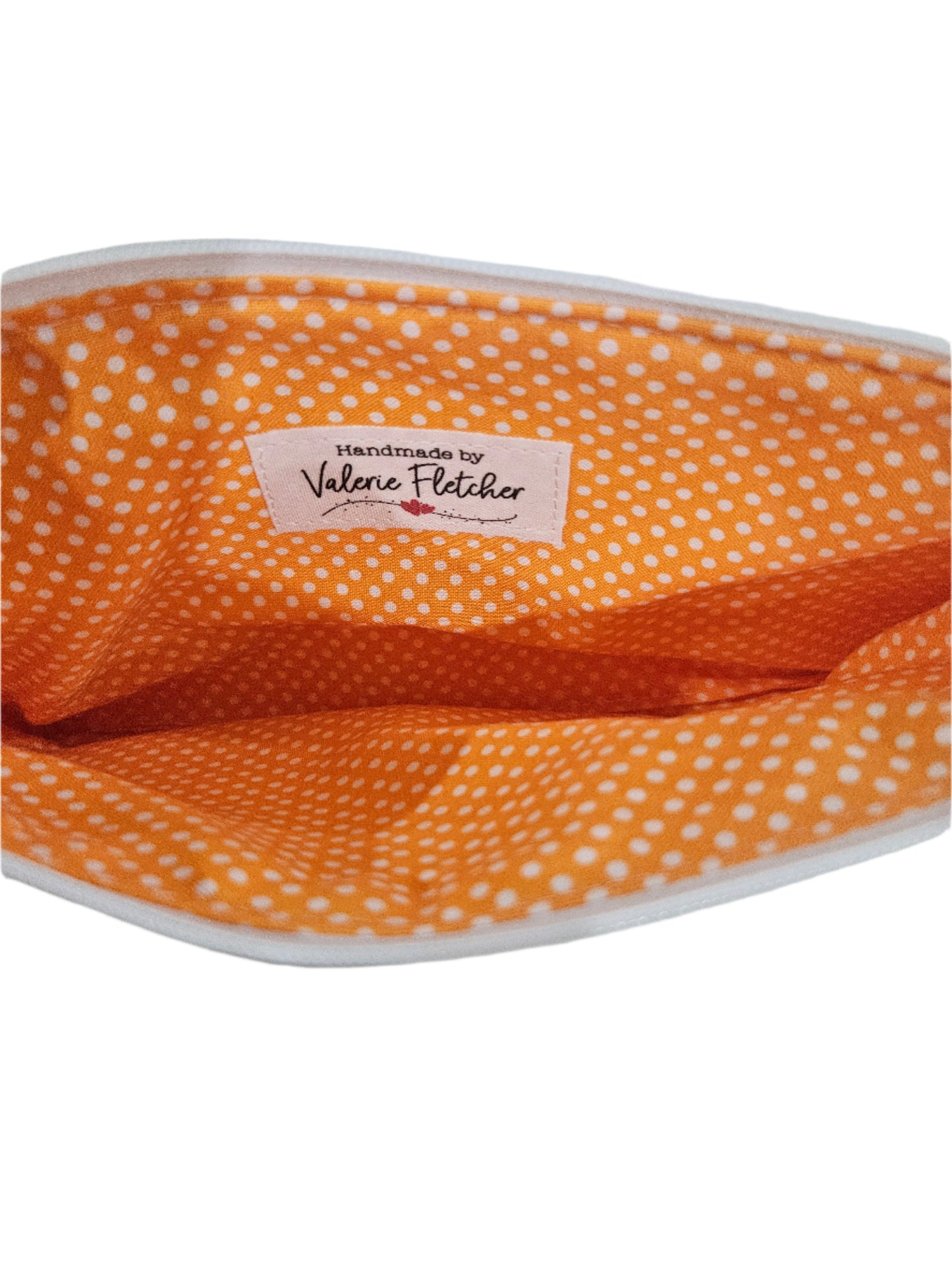 Orange Daisies Zipper Pouch