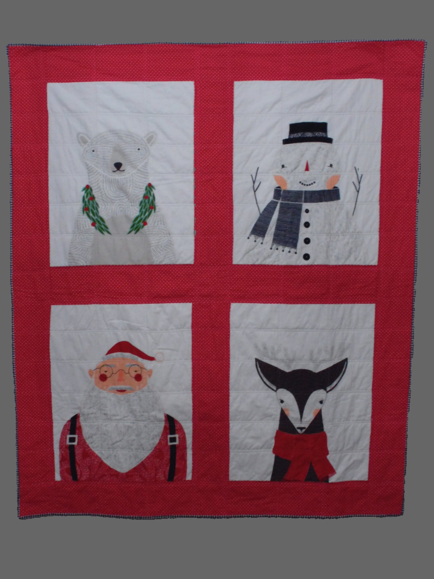 Christmas Window Panel Throw