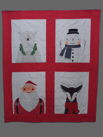 Christmas Window Panel Throw
