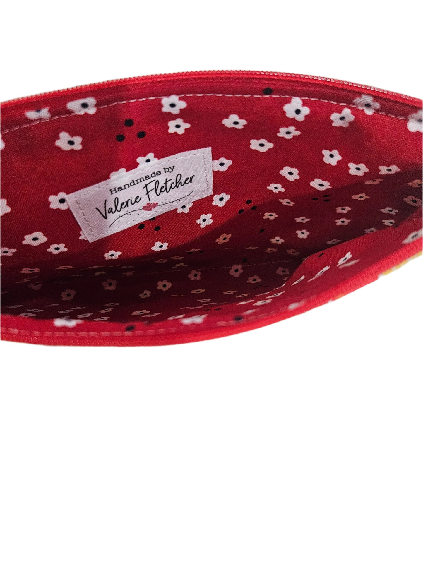 Yellow Cherries Zipper Pouch